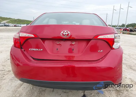 2017 Toyota Corolla Le из США, поврежденный, VIN 5YFBURHEXHP570039